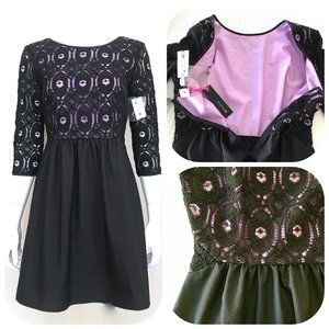 NWT I Heart Ronson Crochet Dress